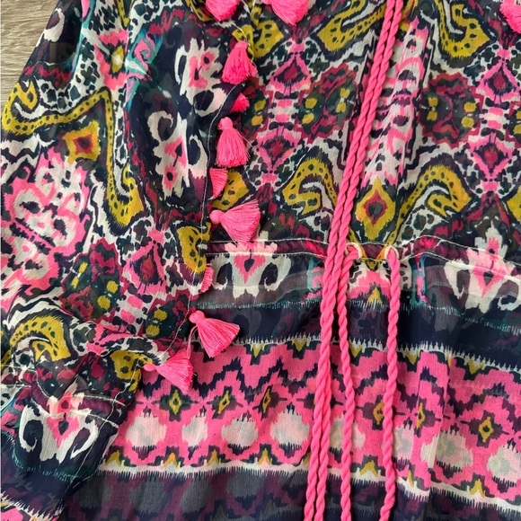 NWT Express multi color pinch cover up OS - Picture 8 of 10